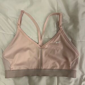 Nike dry fit sports bra pink